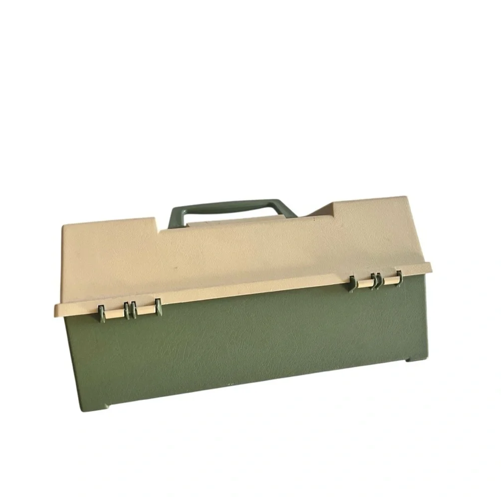 Plano Green and Tan Tackle Box - Picture 3 of 8